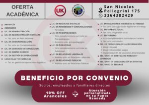 convenio educativo Centro de Comercio