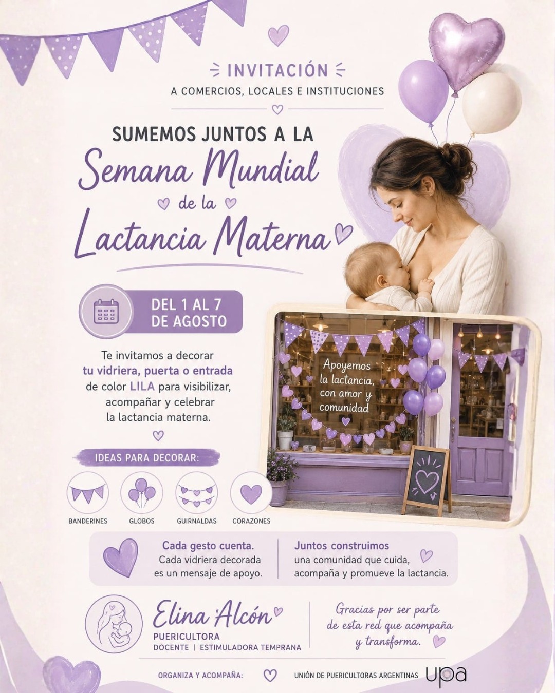 Semana Mundial de la Lactancia Materna San Pedro